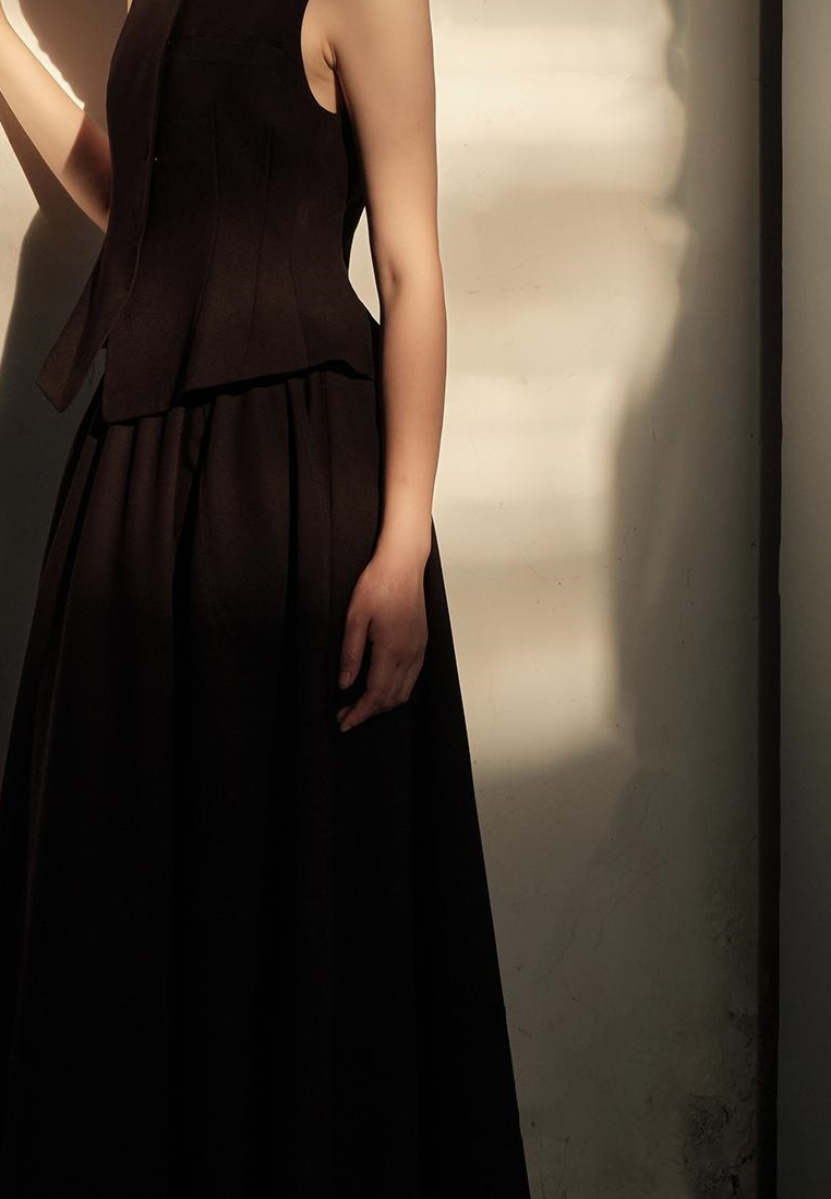 New Elegant Vest and Skirt Women set dress K25120304