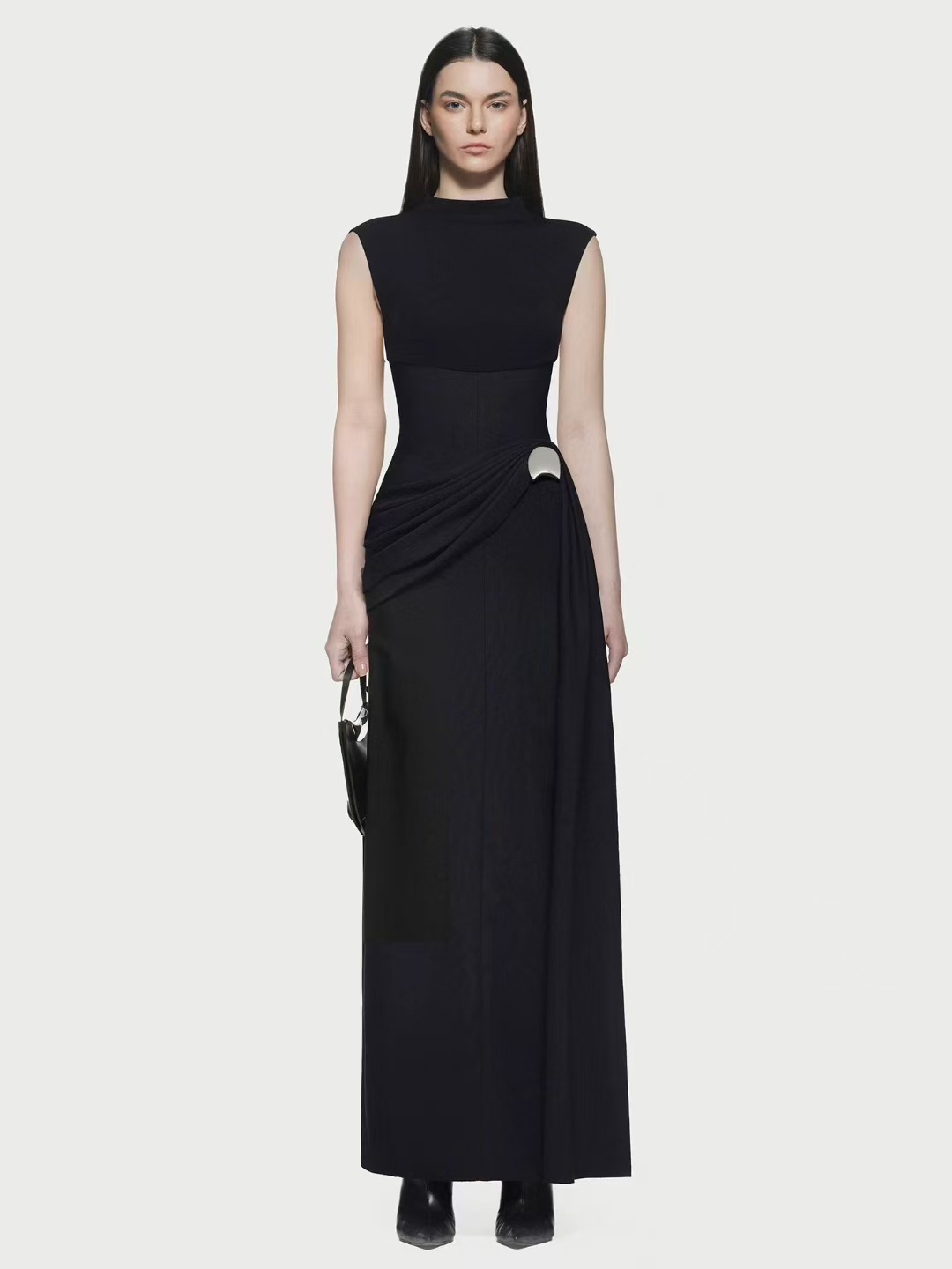 New Elegant slim-fitting white long Evening dress K122310