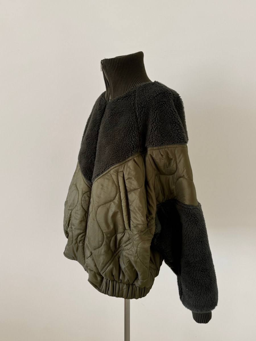 New Korean style winter coat with lamb wool trim Jacket K010621