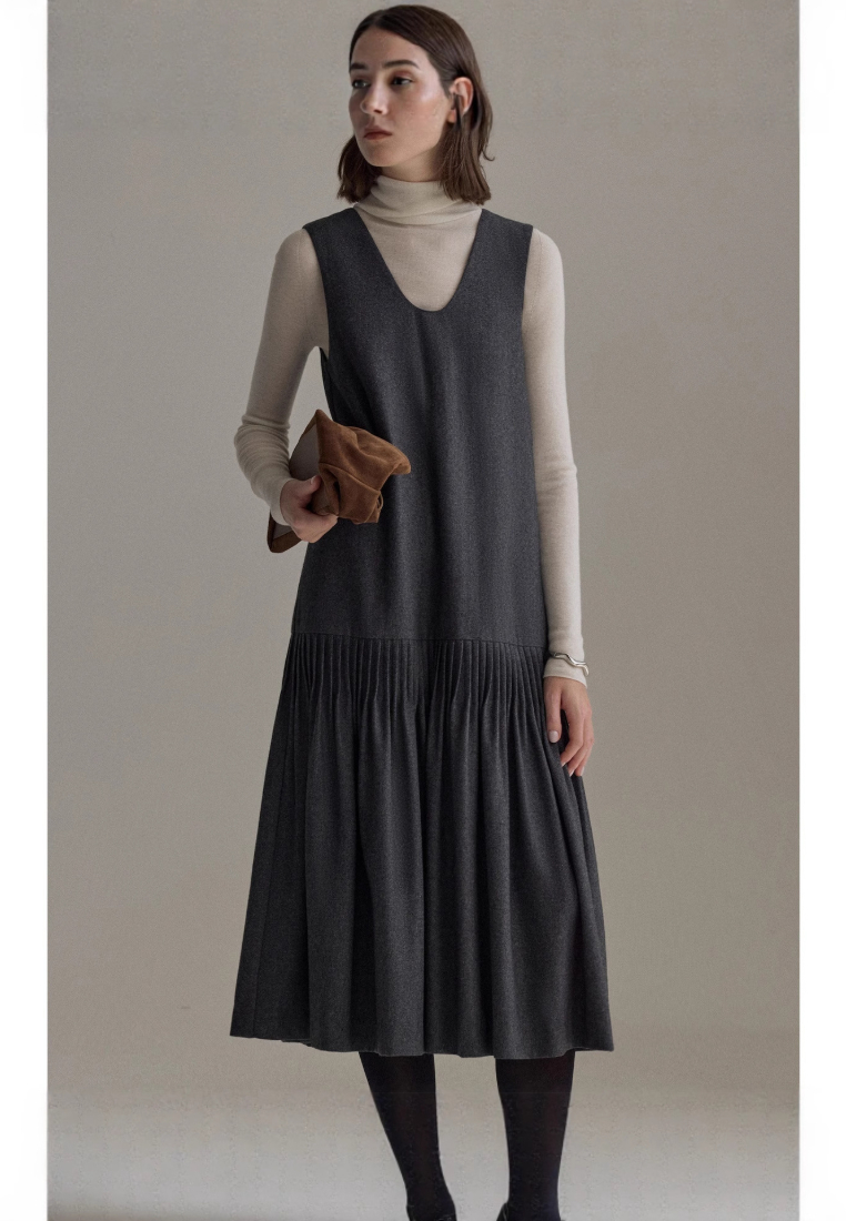 Elegant New Style Women's Grey One piece dress K25120301