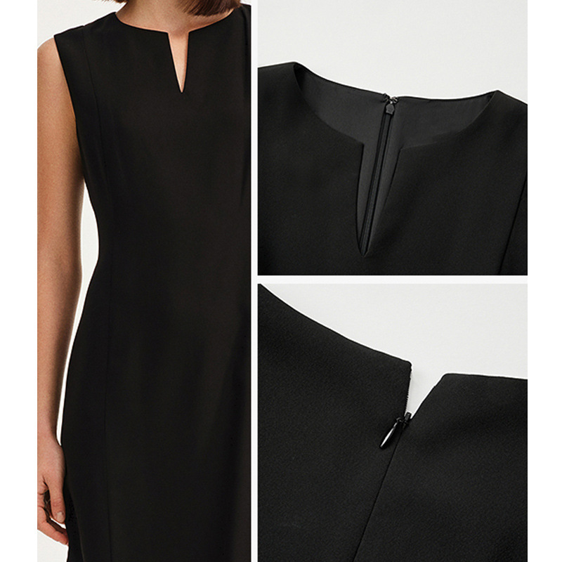 Chic Style Notch Neck Sleeveless Sheath Dress K26051101