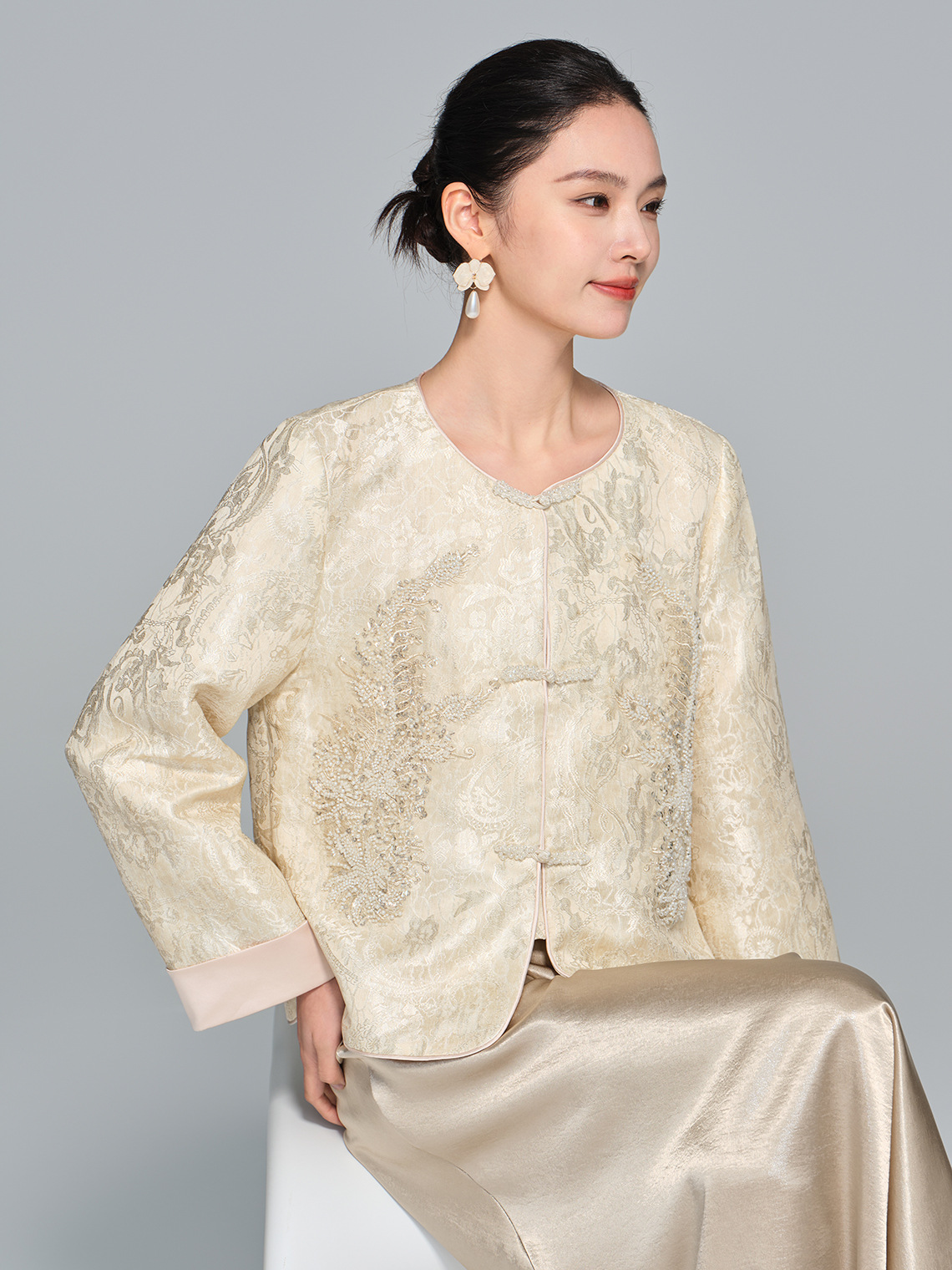 Arrival Autumn Jacket With  Exquisitely Beaded And High-End Top CA2025121515BE