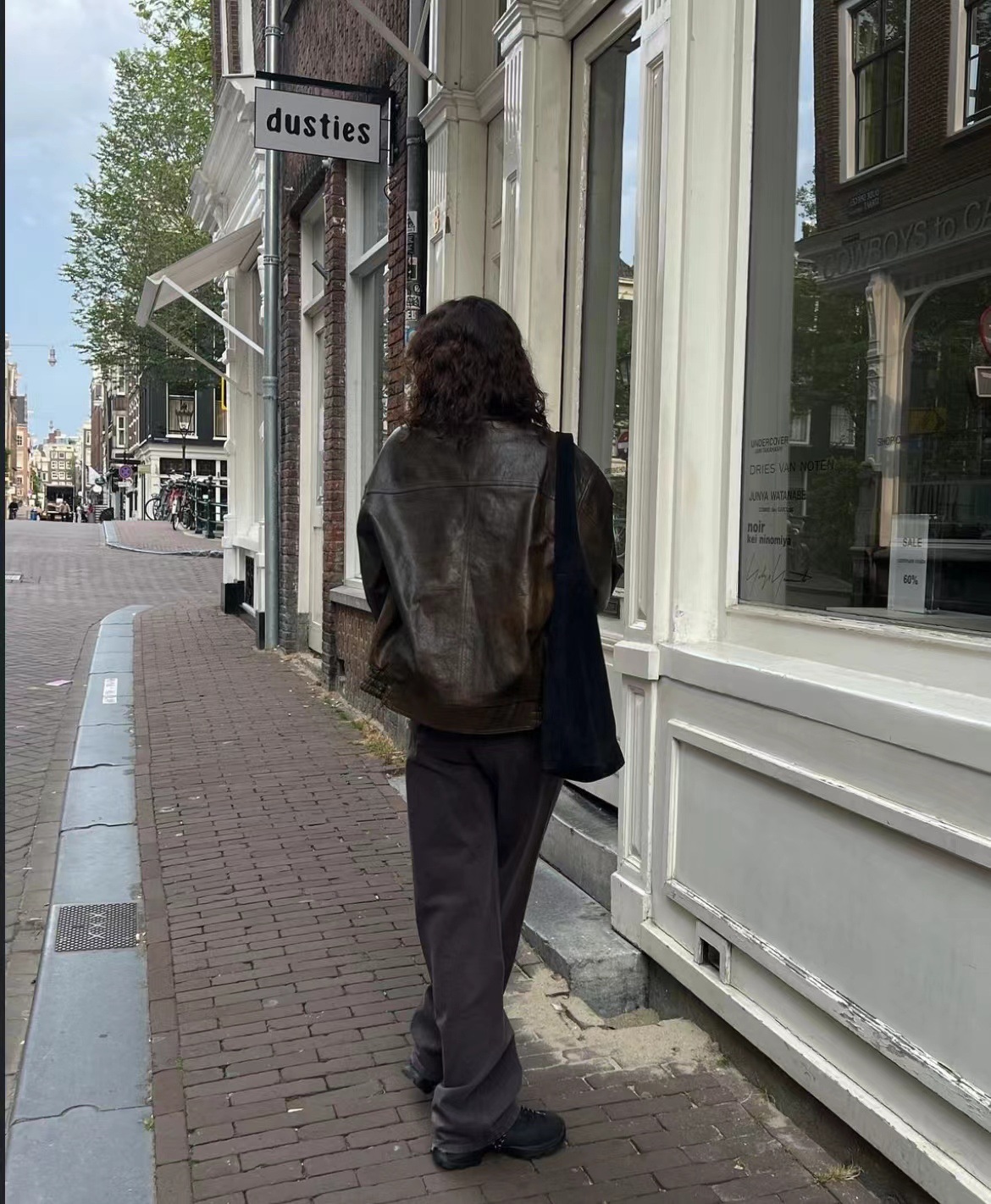 Korean New Retro Maillard Style Zipper Loose PU Leather Coat Women's Jacket K010611