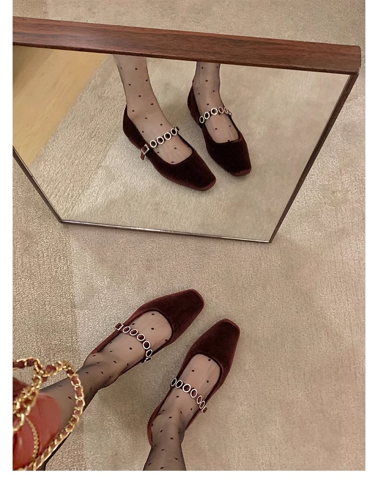 New Retro Mary-Jane Shoes K122306