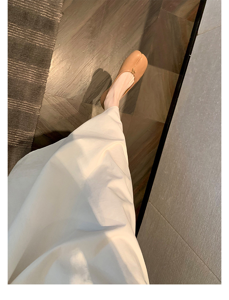 New Chic Style Leather Flat Shoes K122901