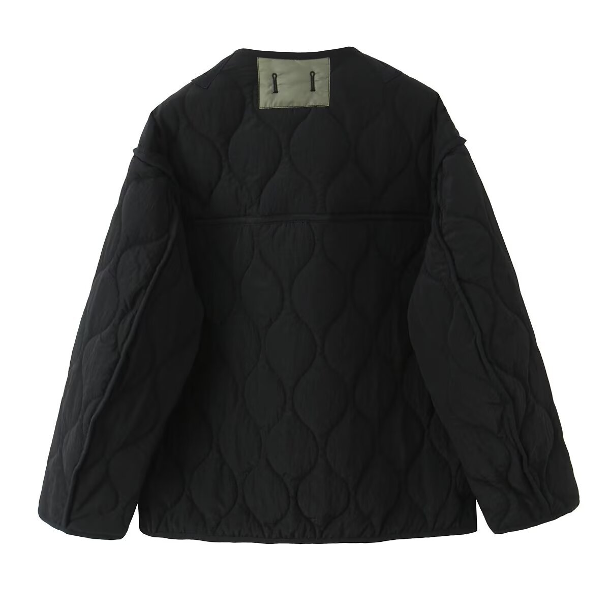 Winter Reversible Quilted Jacket Lightweight Warm Cotton Coat K26012204