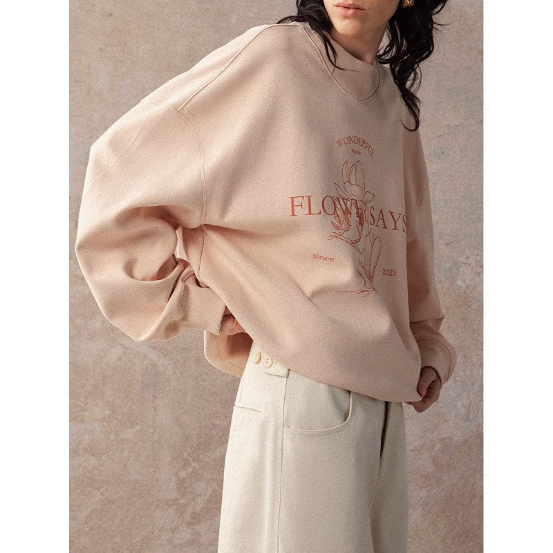 New casual crew neck sweatshirt K25120903