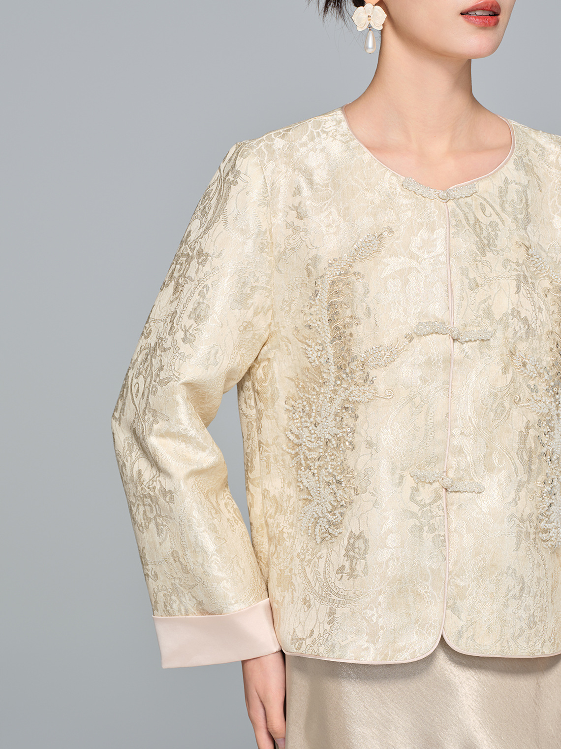 Arrival Autumn Jacket With  Exquisitely Beaded And High-End Top CA2025121515BE