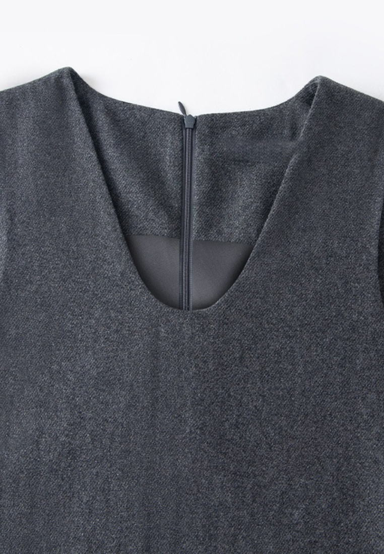 Elegant New Style Women's Grey One piece dress K25120301