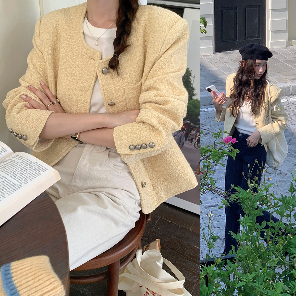 New French retro style coat CA25102006