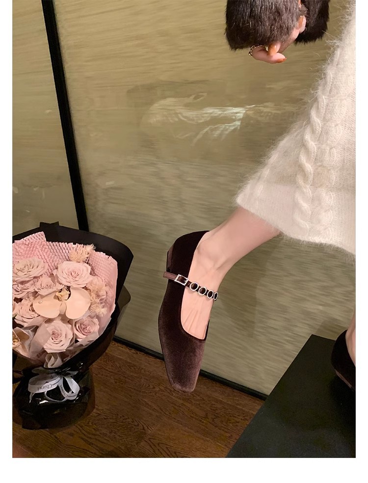 New Retro Mary-Jane Shoes K122306