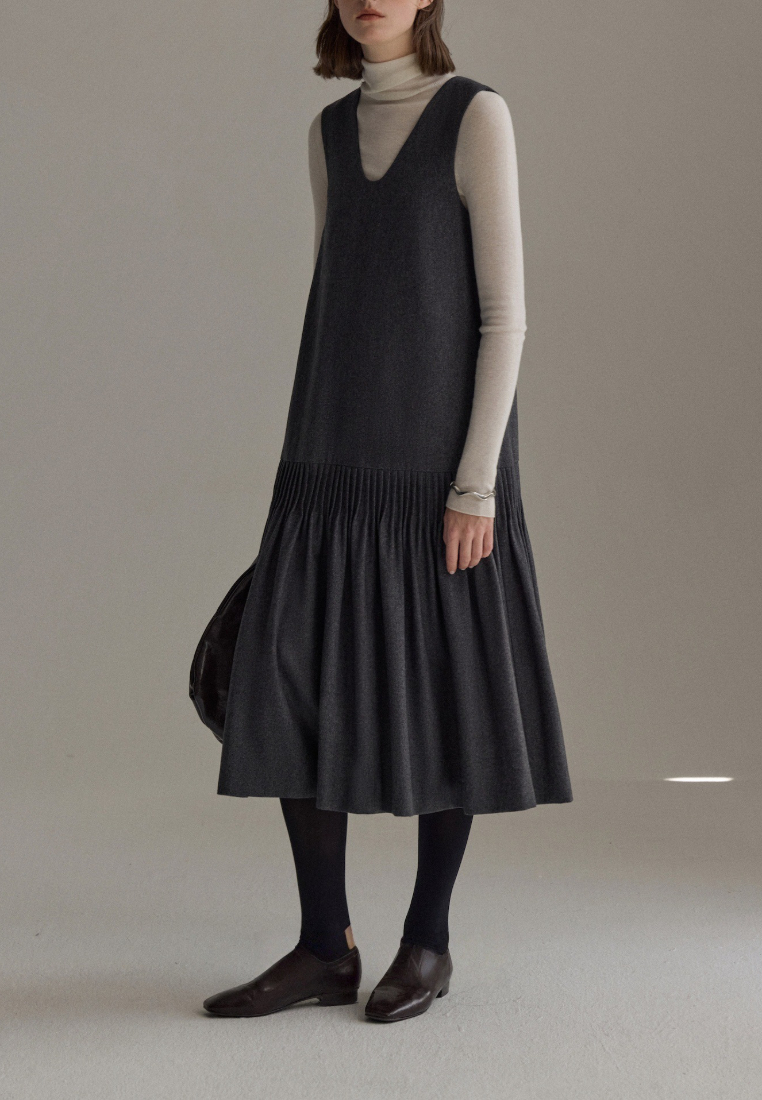 Elegant New Style Women's Grey One piece dress K25120301