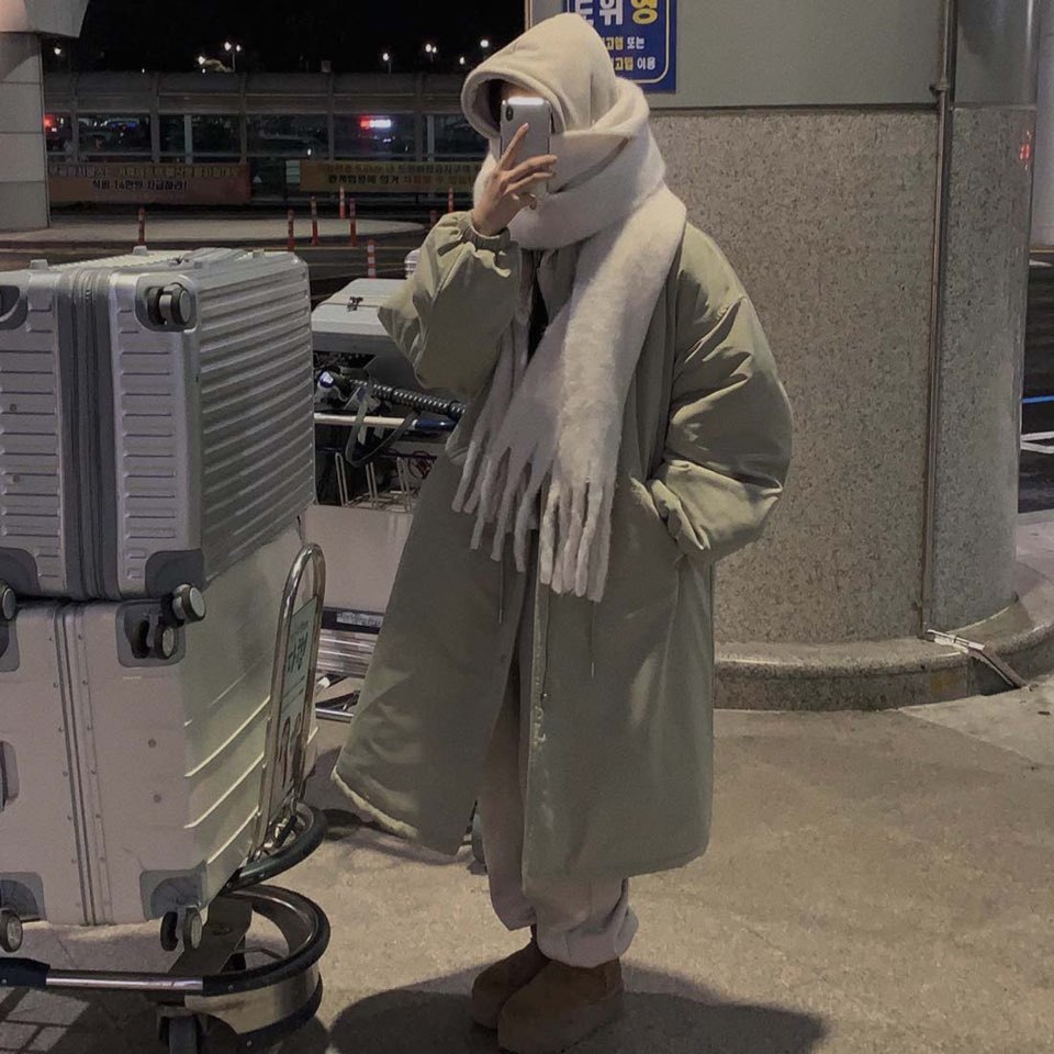 Korean chic stand collar cotton-padded coat warm cotton-padded jacket K010624