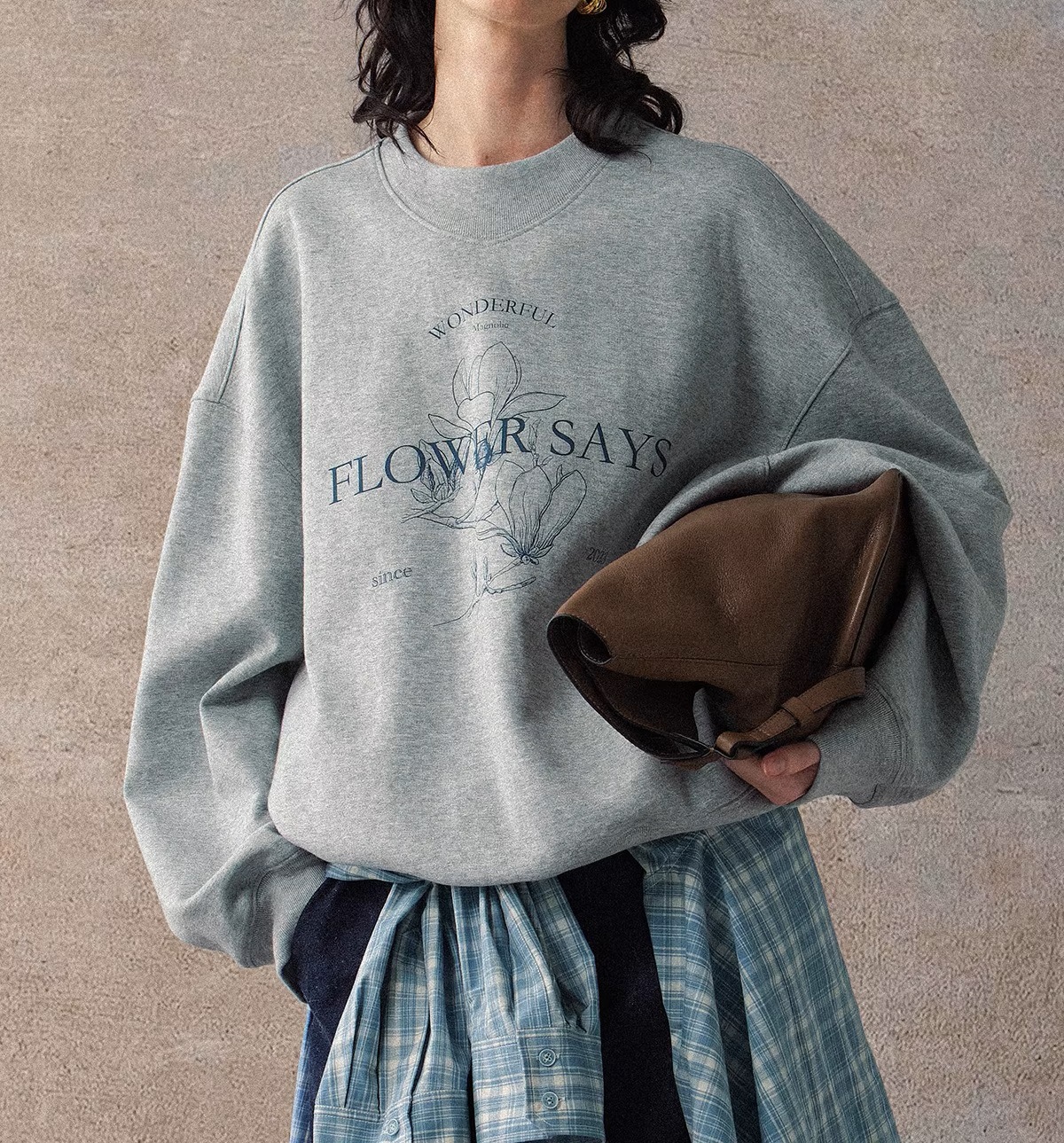 New casual crew neck sweatshirt K25120903