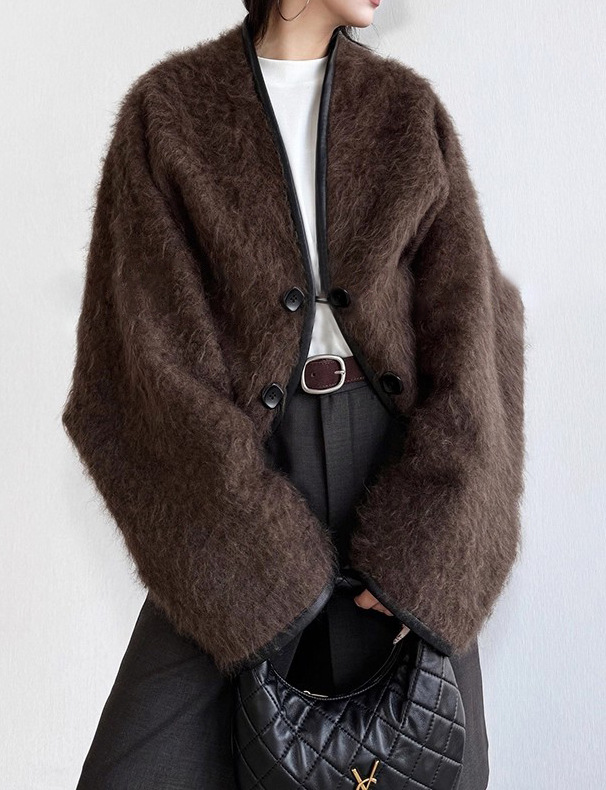 New Luxury Wool Women Short jacket K122908