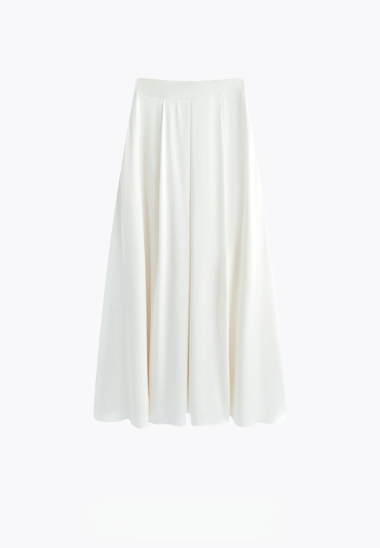 New elegant moonlight French white stand collar silky satin long sleeve shirt women's suit dress 