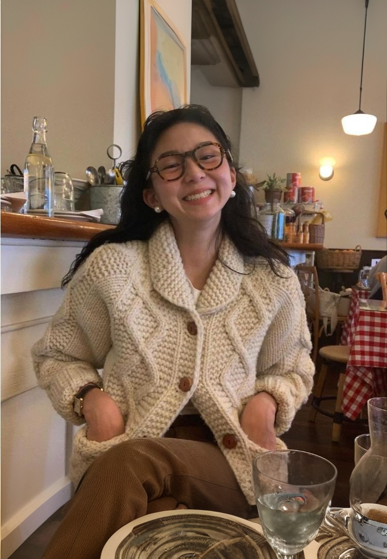 Korean style thick cozy sweater cardigan K010620