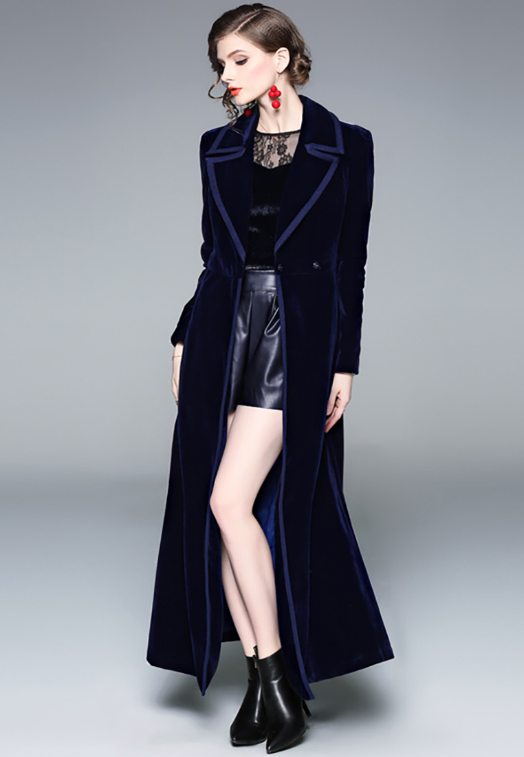 2024 Autumn Fashion New Style Women's Velvet Coat Coat CA24073101RD