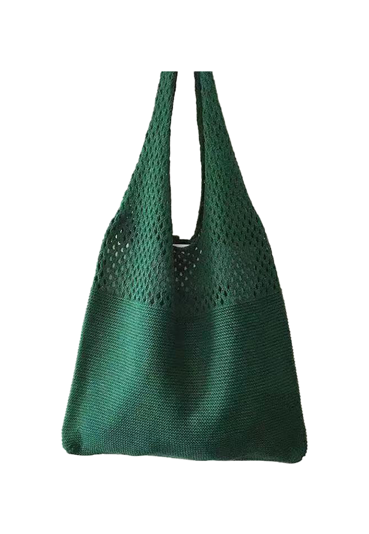 New Vintage Hollow Woven Tote Bag Large Capacity Shopping Bag CA080701