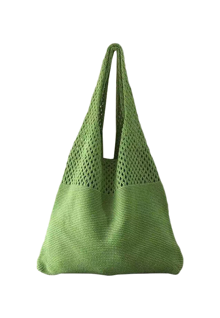 New Vintage Hollow Woven Tote Bag Large Capacity Shopping Bag CA080701