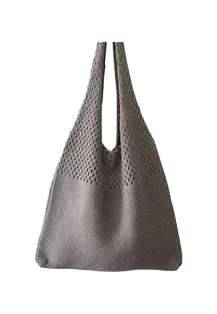 New Vintage Hollow Woven Tote Bag Large Capacity Shopping Bag CA080701