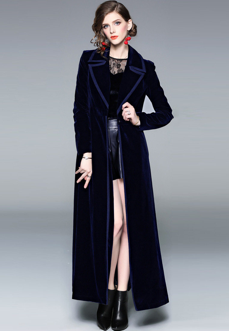 2024 Autumn Fashion New Style Women's Velvet Coat Coat CA24073101RD