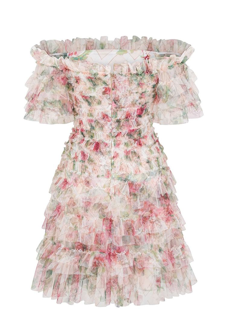 Floral cropped everyday commuter dress CA24031901BE