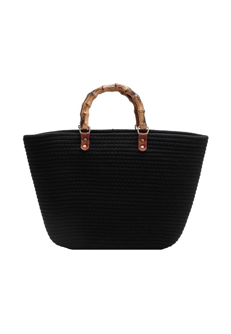 2024 New Fashion Large Capacity Bamboo Joint Totes CA24032301BE