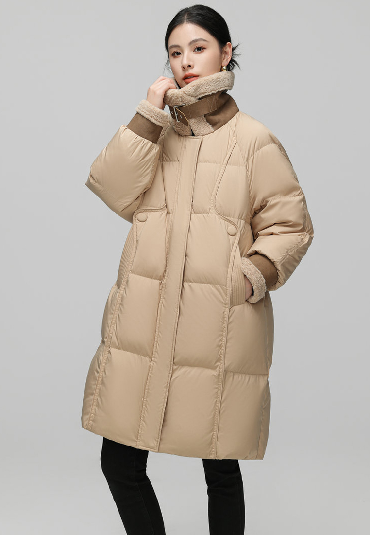 90% down winter new Korean version warm down jacket CA24112101BK