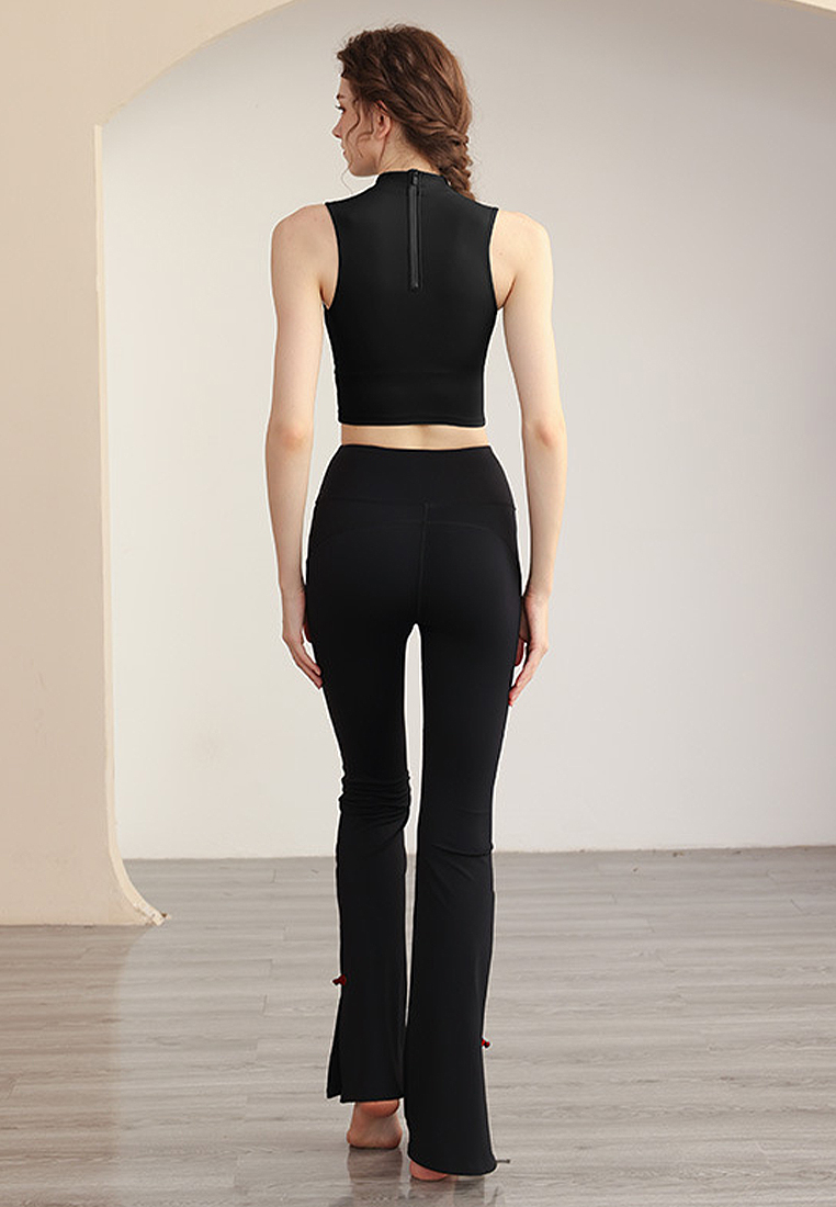 2024 Solid Color Running Sports Bra Yoga Dress CA24032201GR