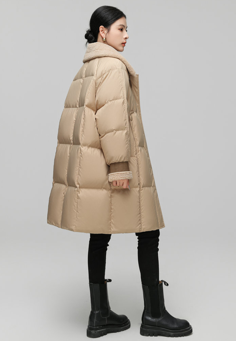 90% down winter new Korean version warm down jacket CA24112101BK