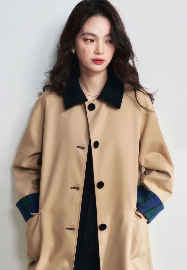 New Elegant Classic Trench Women Jackt Coat K25112103