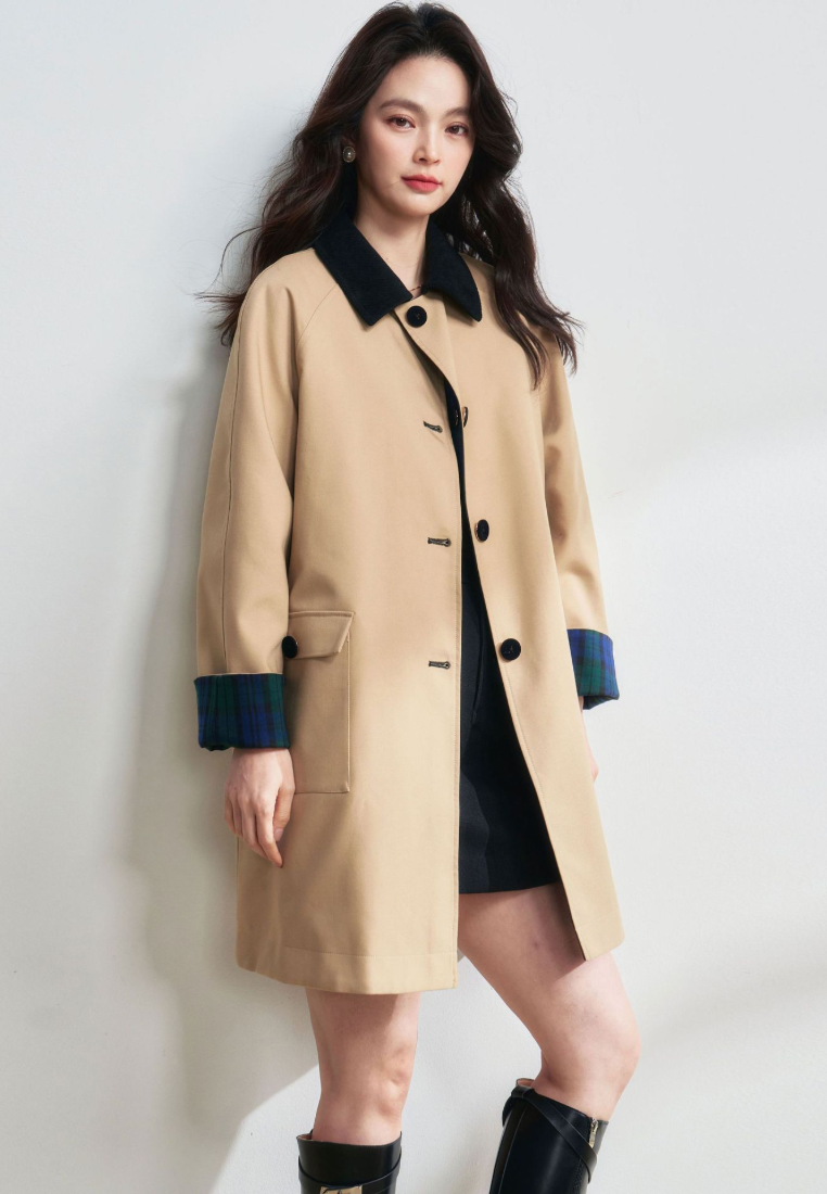 New Elegant Classic Trench Women Jackt Coat K25112103