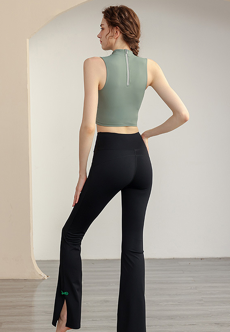 2024 Solid Color Running Sports Bra Yoga Dress CA24032201GR