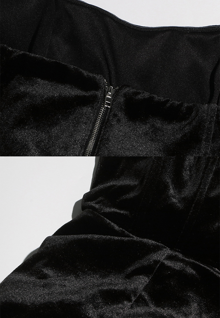 2024 slim fit elegant temperament dress CA242111901BK