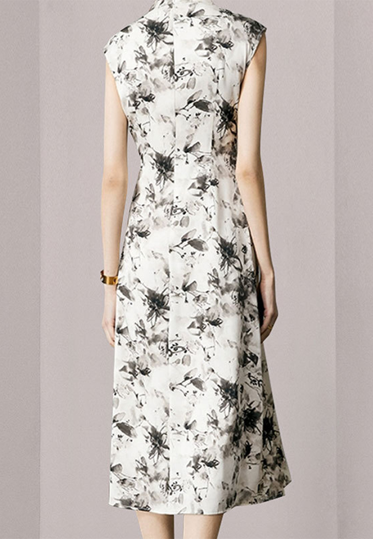 2024 autumn style Chinese style waist cinched dress CA24090301BE