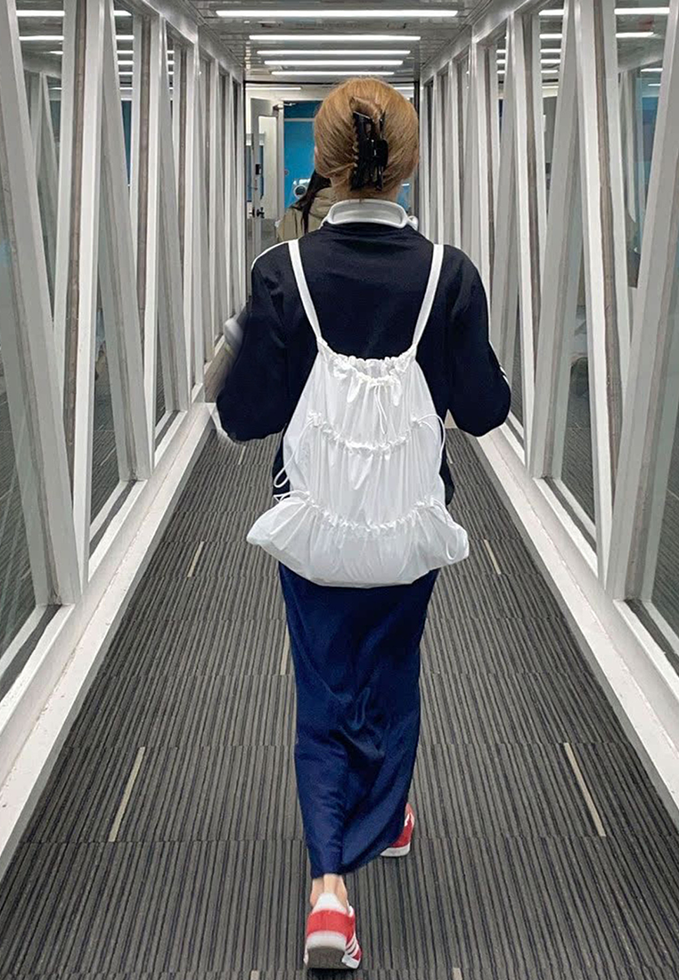 Korean lightweight nylon waterproof backpack CA25030301W