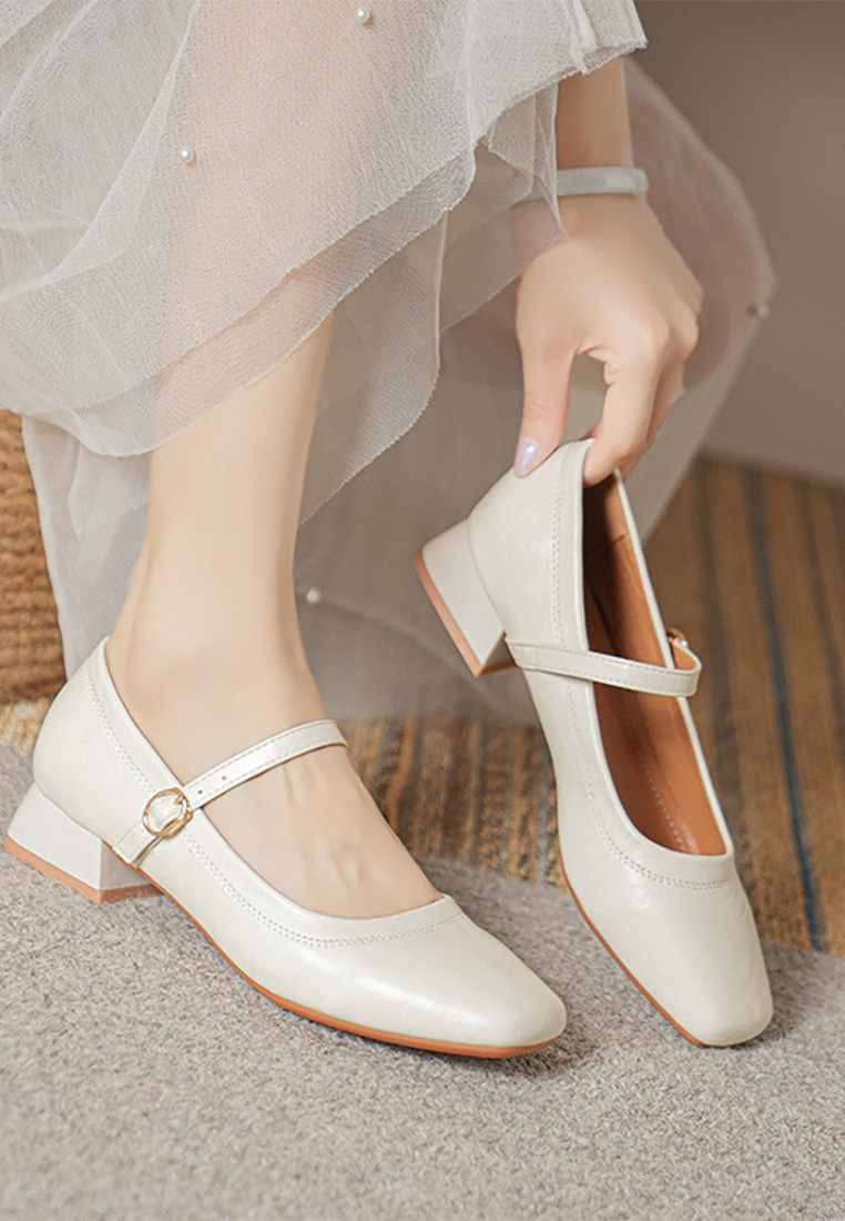 New French leather women's shoes CA25030312RD