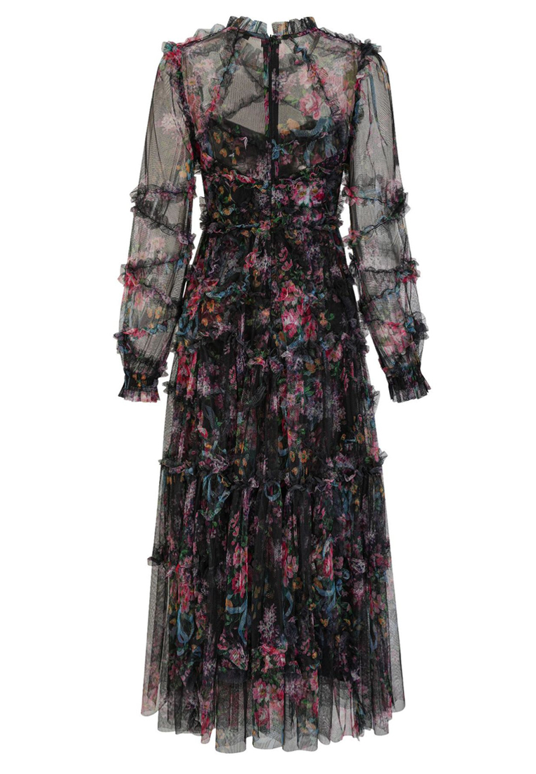 2023 Pleated Long Sleeve Exquisite Elegant Dresses CA090801BE