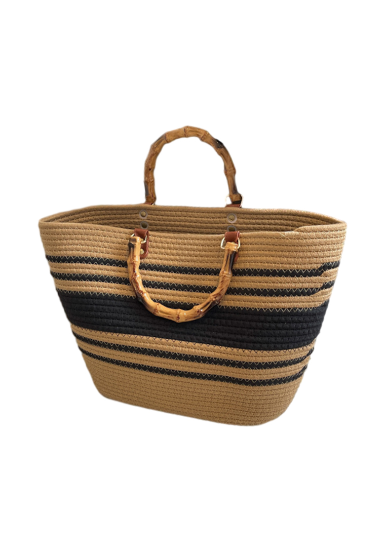 2024 New Fashion Large Capacity Bamboo Joint Totes CA24032301BE
