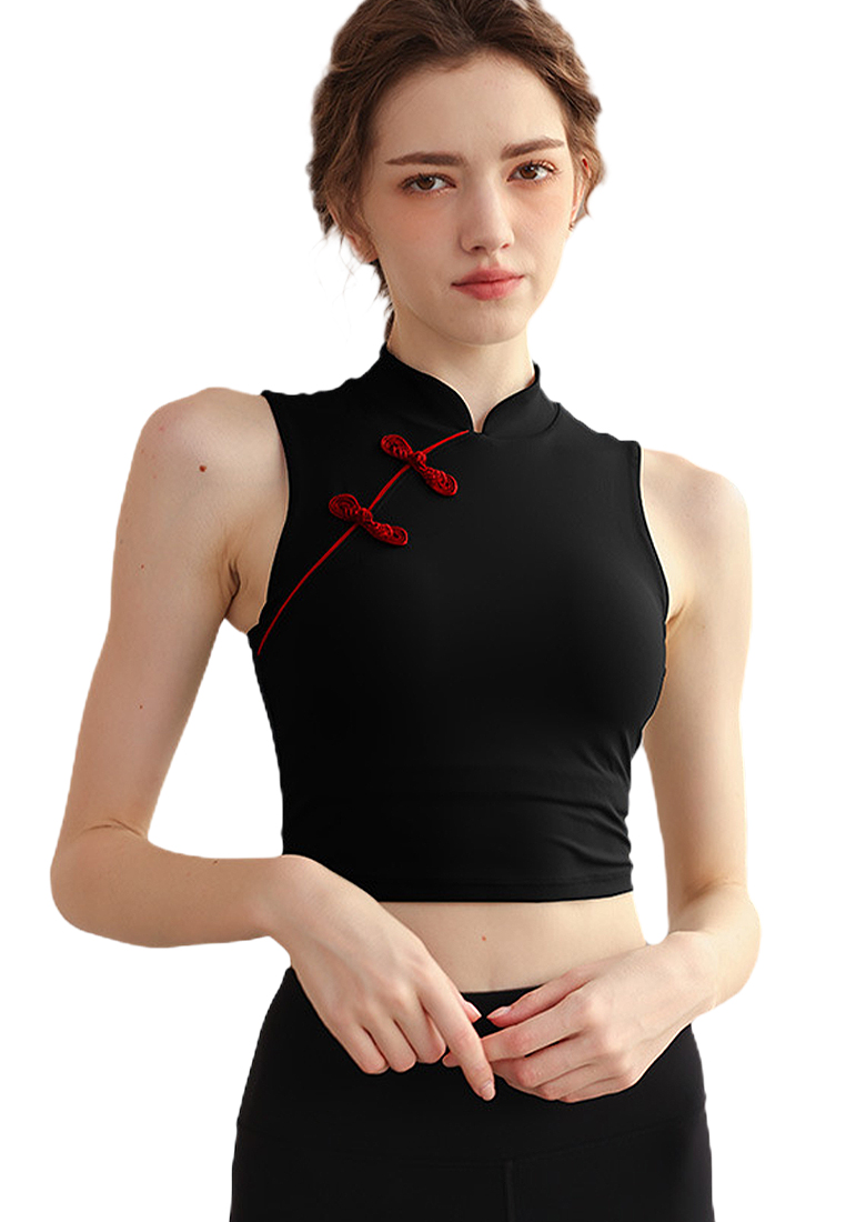 2024 Solid Color Running Sports Bra Yoga Dress CA24032201GR