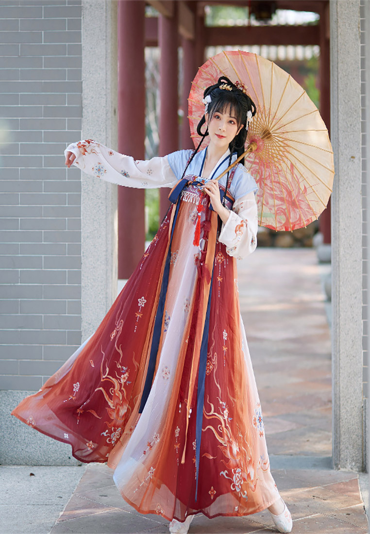 Tang-made Hanfu daily suspender chest skirt CA011010RD