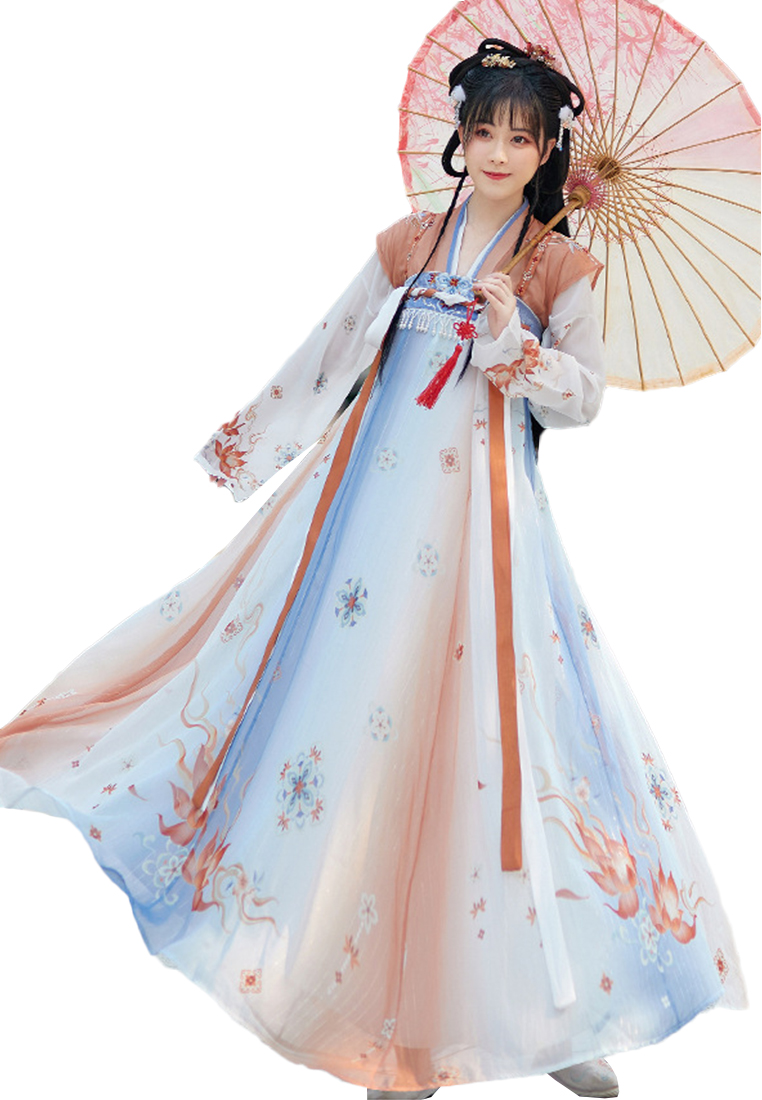 Tang-made Hanfu daily suspender chest skirt CA011010RD