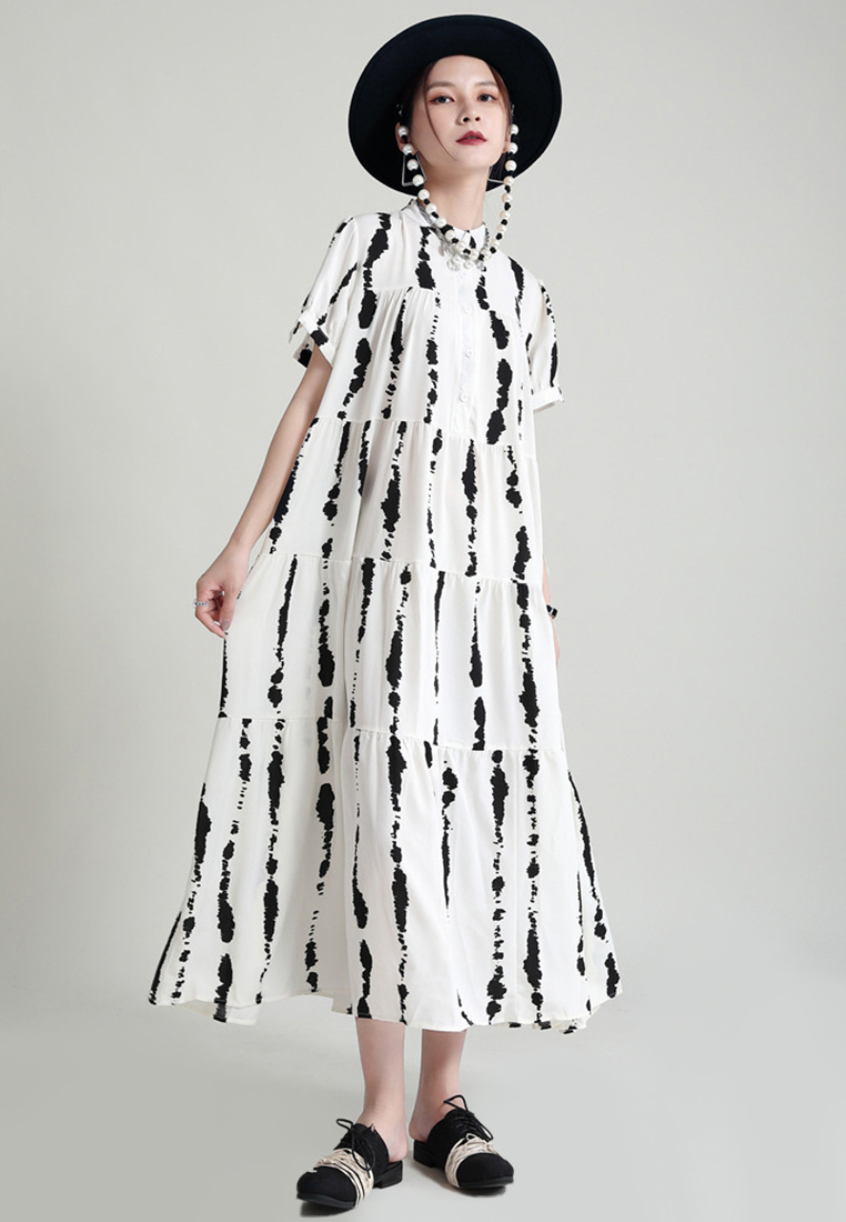 2024 reversible design loose dress CA24030110W