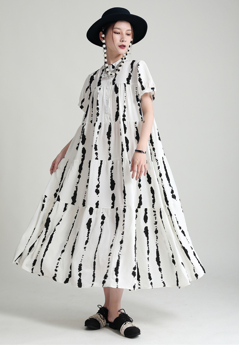 2024 reversible design loose dress CA24030110W