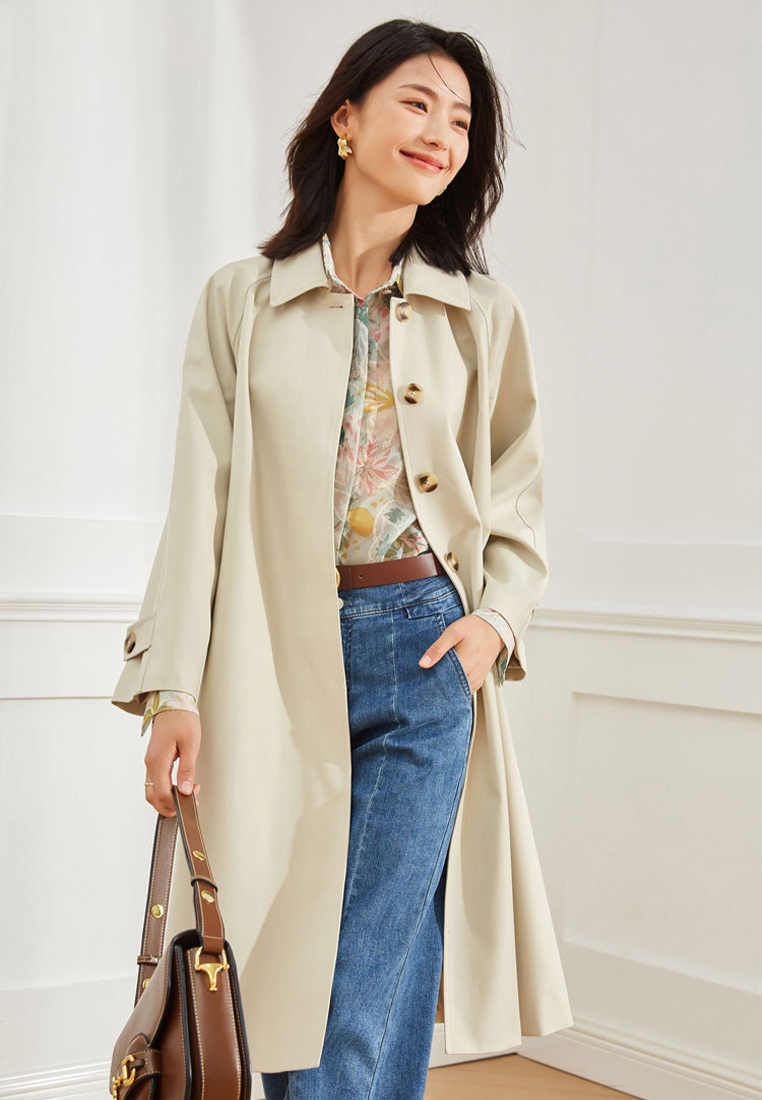 2024 Autumn slimming casual versatile mid length jacket CA24091110BE