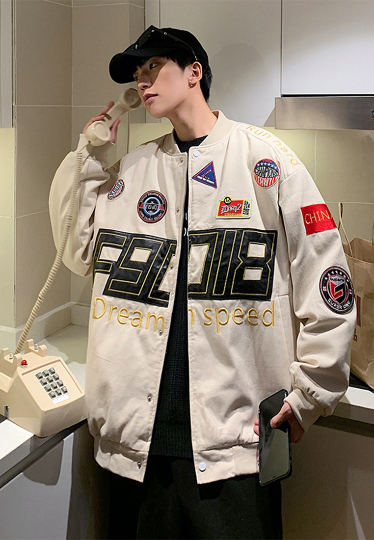 American retro embroidered jacket CA24101410W