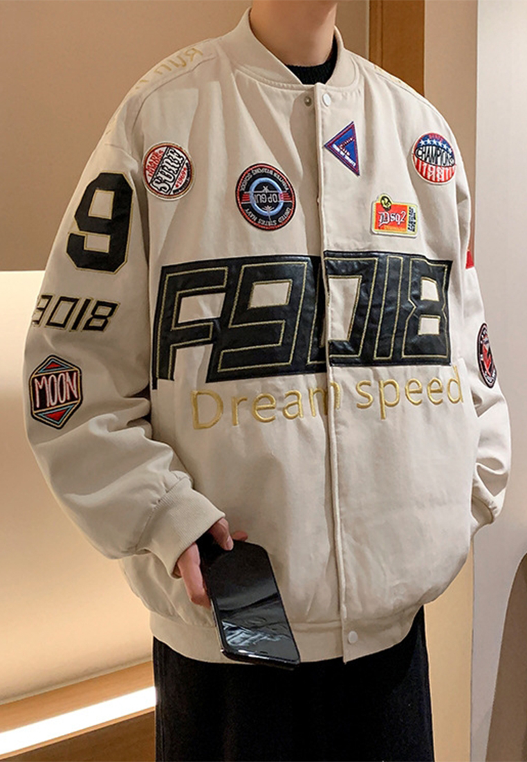 American retro embroidered jacket CA24101410W