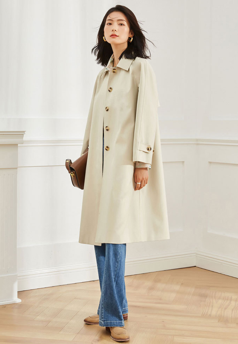 2024 Autumn slimming casual versatile mid length jacket CA24091110BE