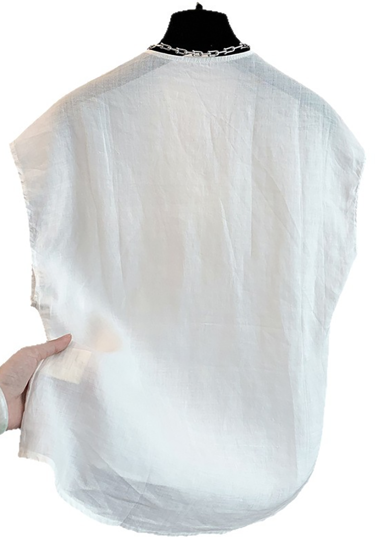 New lightweight breathable cotton and linen shirt CA25070910W